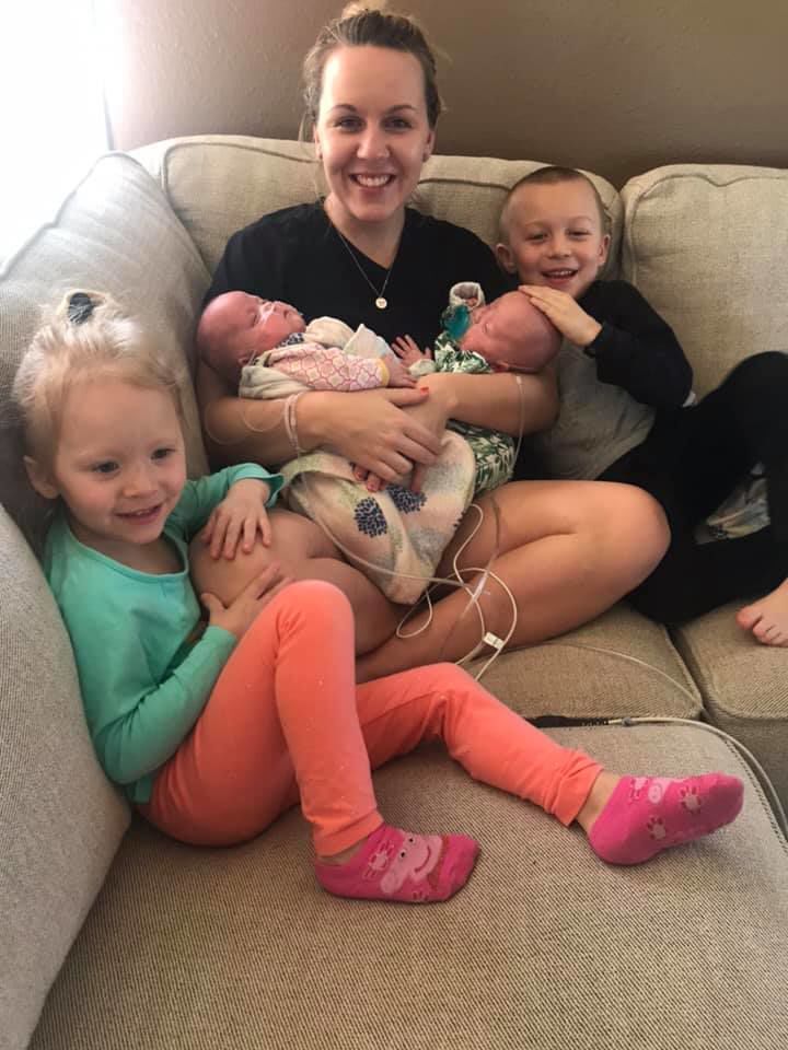 Jade Ewoldt and children